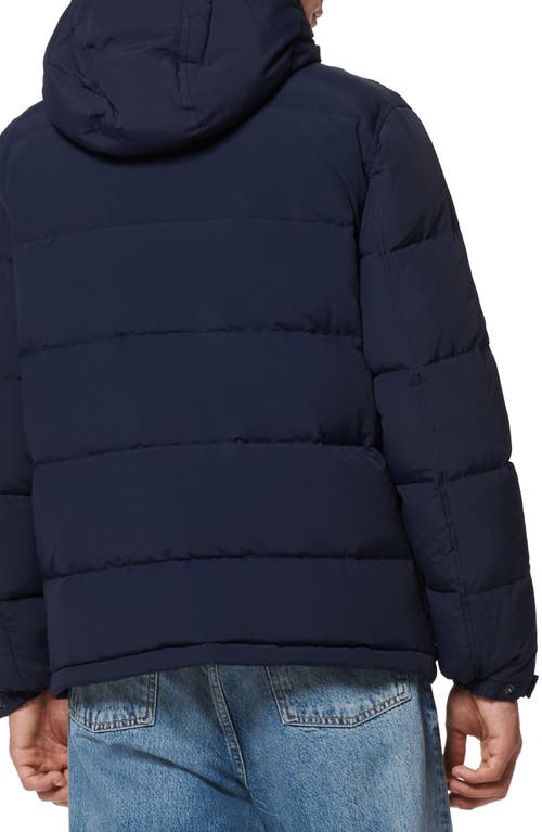 MARC NEW YORK MARC NEW YORK HUBBLE FAUX FUR COLLAR WATER RESISTANT PUFFER COAT 