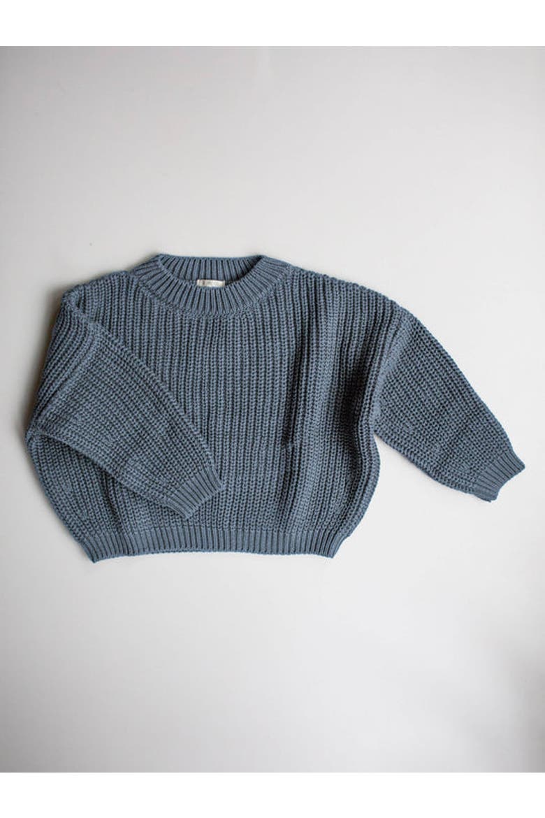 The Chunky Sweater, Main, color, cornflower blue