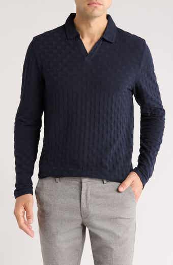 Gotter Long Sleeve Johnny Collar Polo