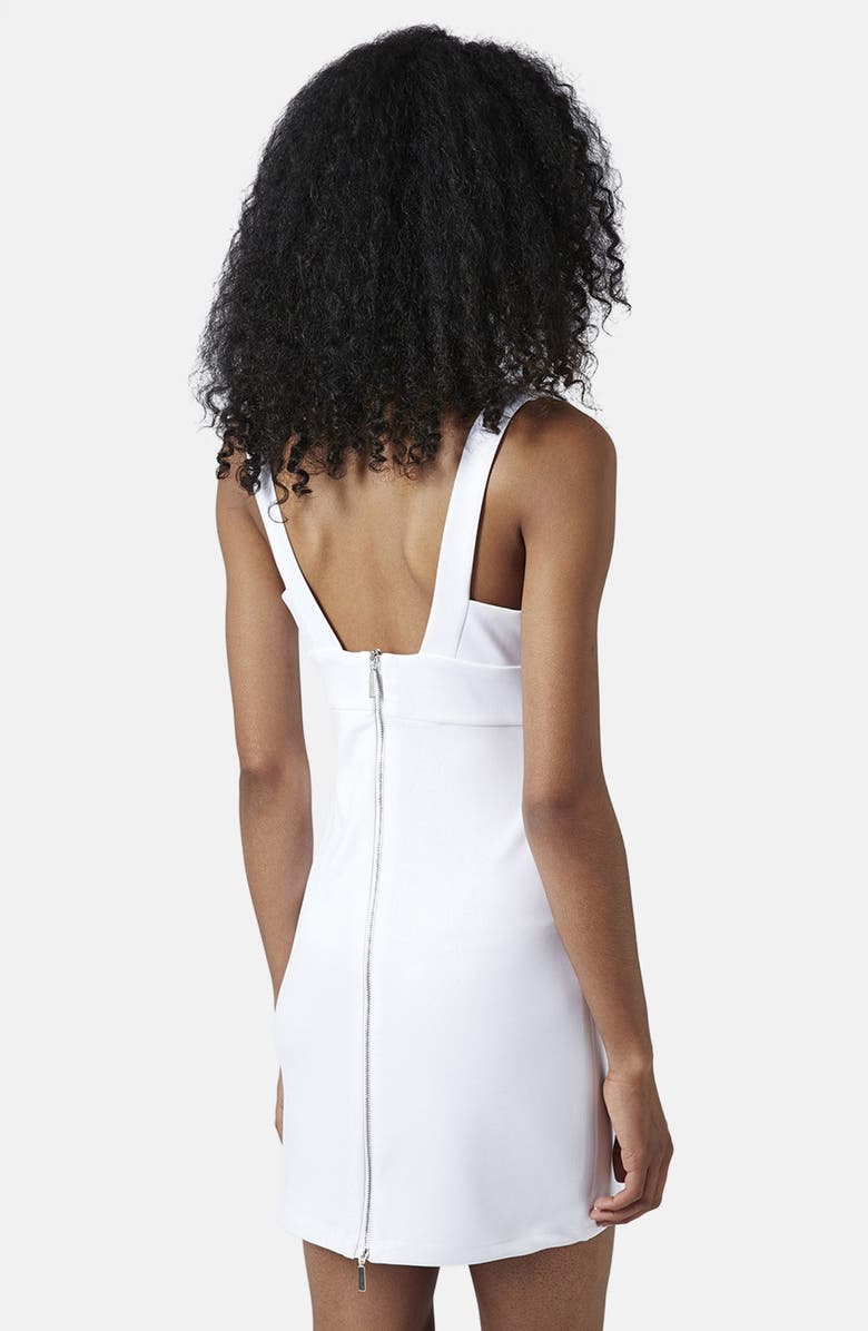 Topshop Cutout Body-Con Dress, Alternate, color, 
