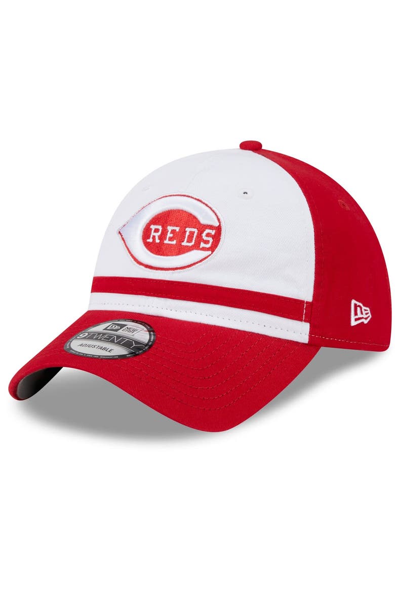 New Era Men's New Era White Cincinnati Reds 2024 Batting Practice 9TWENTY Adjustable Hat, Main, color,