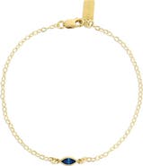 Set & Stones Marquise Birthstone Bracelet