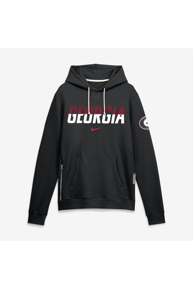 Men's Nike Black Georgia Bulldogs 2026 Sideline Standard Issue Dri-FIT Hoodie, Main, color, Black