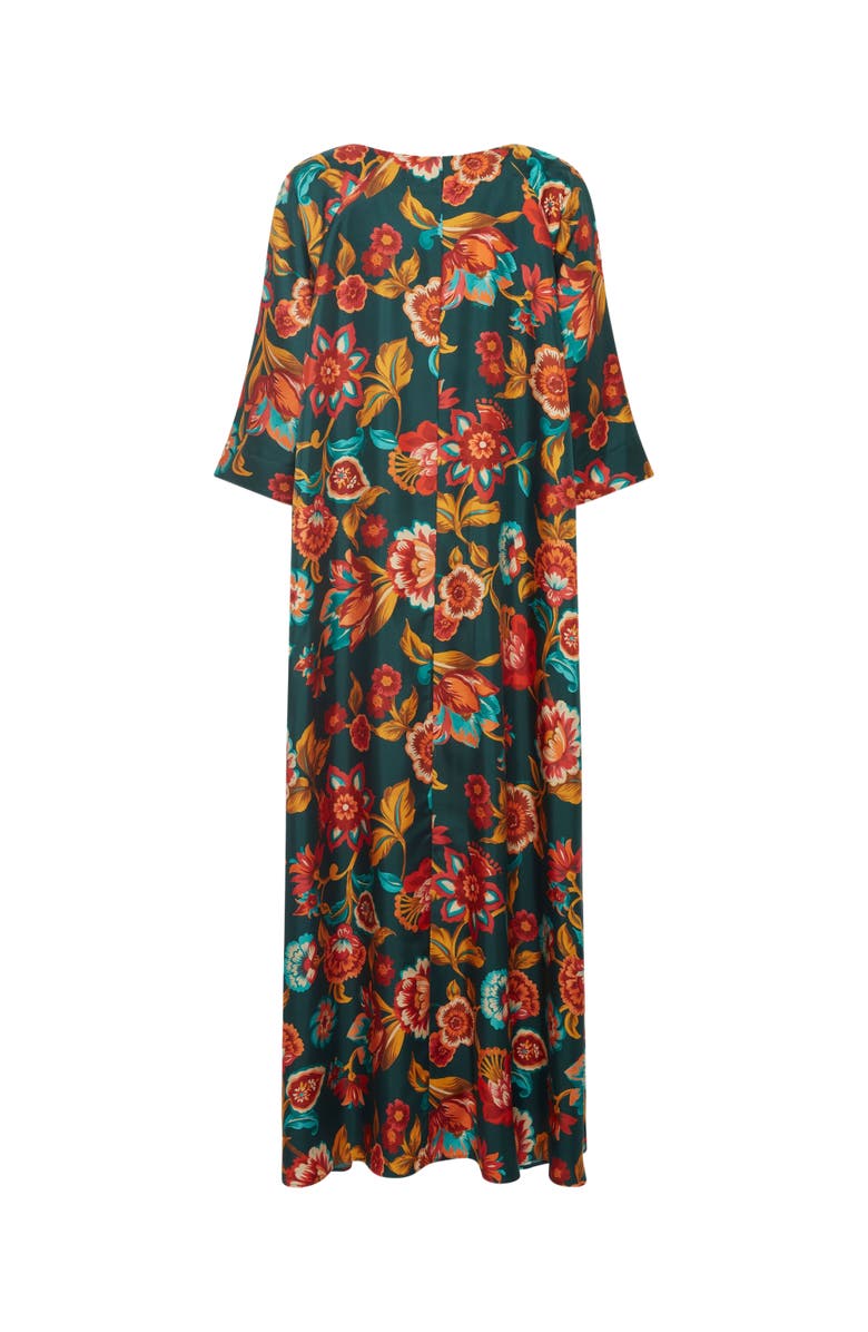 La DoubleJ Muumuu Dress Round Neck Hottie Emerald, Alternate, color, 