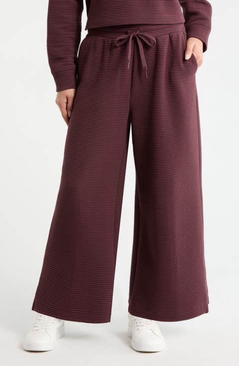 Ottoman Wide Leg Drawstring Pants