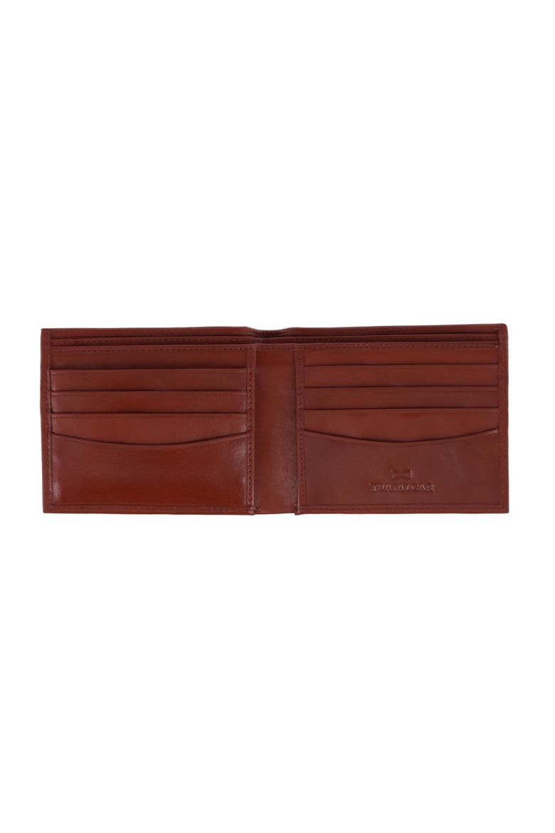 Orion Leather 8-Slot Bi-Fold Wallet with Removable ID Card Case, Alternate, color, Tan