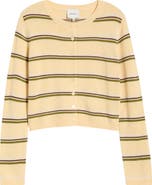 Reformation Clara Stripe Cashmere Cardigan