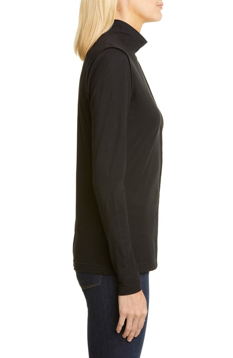 Ganni Lightweight Jersey Turtleneck, Alternate, color, 