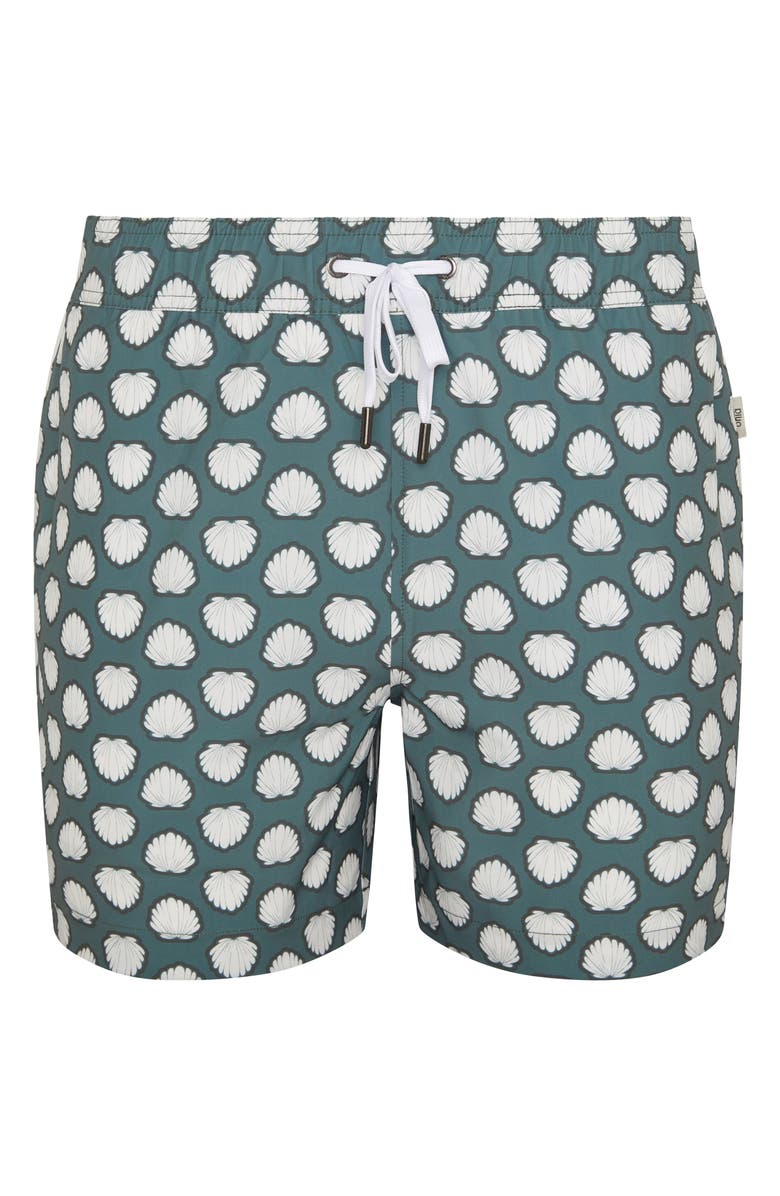Onia Stretch Volley Swim Trunks, Main, color, Ivy Multi
