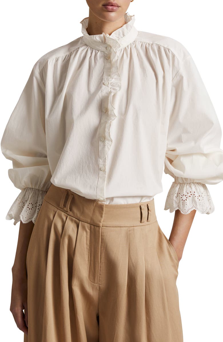 & Other Stories Long Sleeve Button-Up Shirt, Main, color,