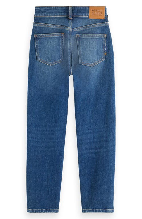 Scotch & Soda Big Boys 5 Pocket Loose Tapered Fit Jean In Blue