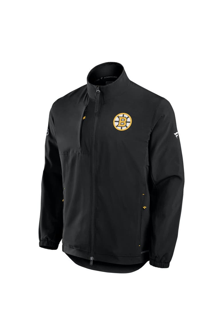 Men's Fanatics Black Boston Bruins Authentic Pro Rink Full-Zip Coaches Jacket, Alternate, color, Black