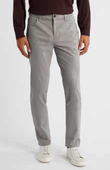 Dylan Slim Fit Peached Stretch Cotton Pants