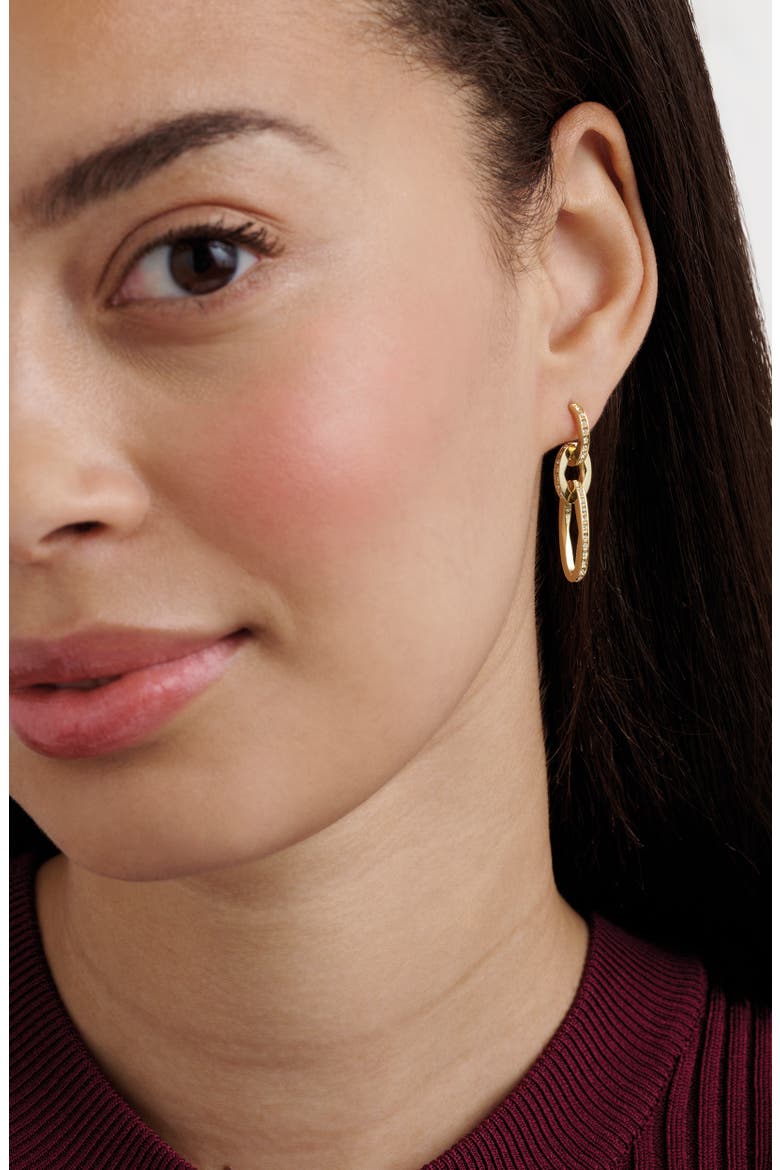 Shirina Crystal Shimmer Drop Earrings, Alternate, color, GOLD TONE / CLEAR CRYSTAL