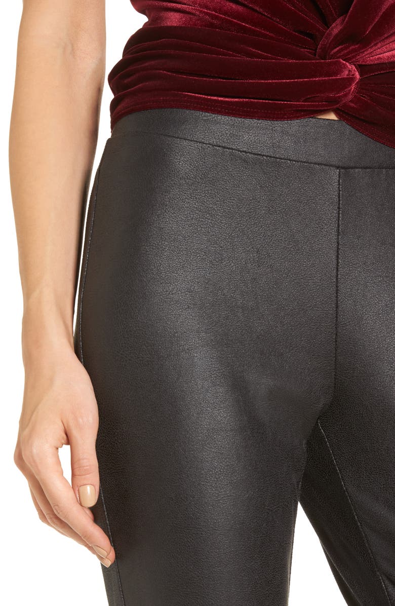 Trouvé Faux Leather Leggings, Alternate, color,