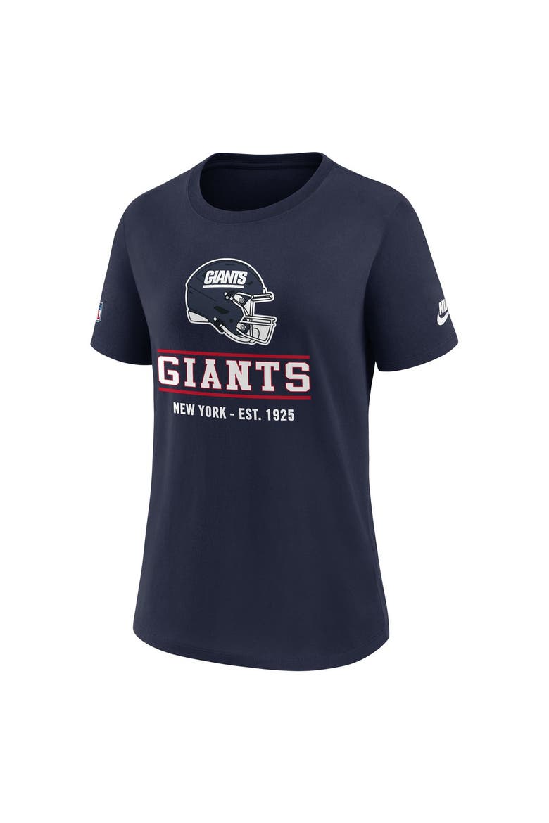 Women's Nike Navy New York Giants Sideline Alt Dri-FIT T-Shirt, Alternate, color, Navy