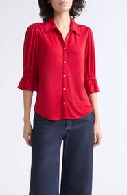 Cinq à Sept Fiona Matte Jersey Top