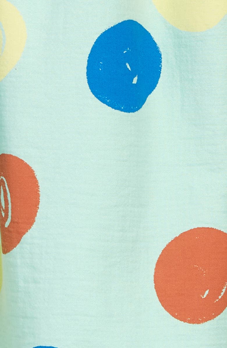 Open Edit Kids' Puff Sleeve Organic Cotton Dress, Alternate, color, 