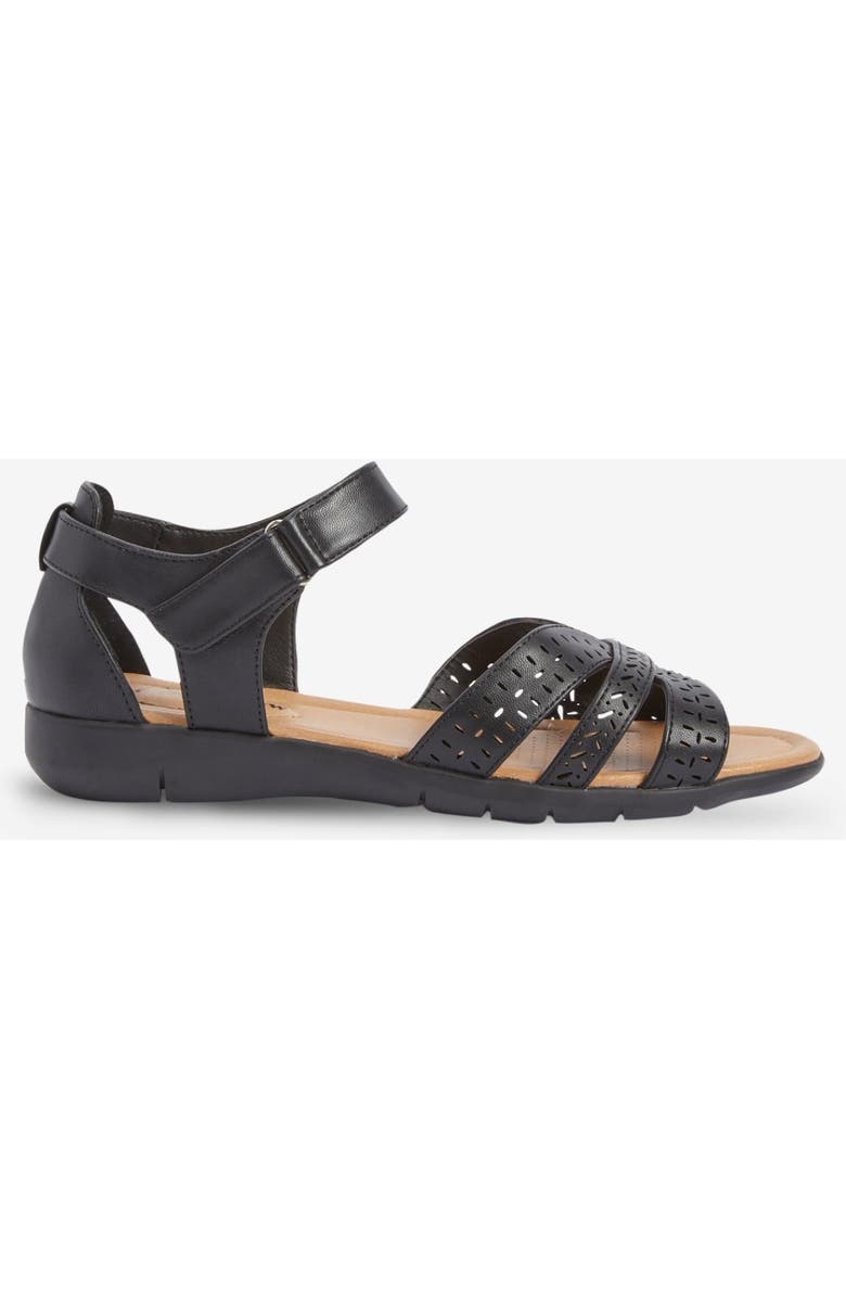 Comfortview The Christiana Sandal, Alternate, color, Black