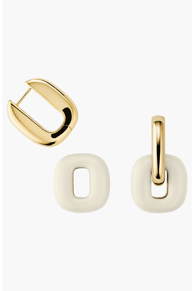 Stevie Hoops, Alternate, color, Cream Enamel