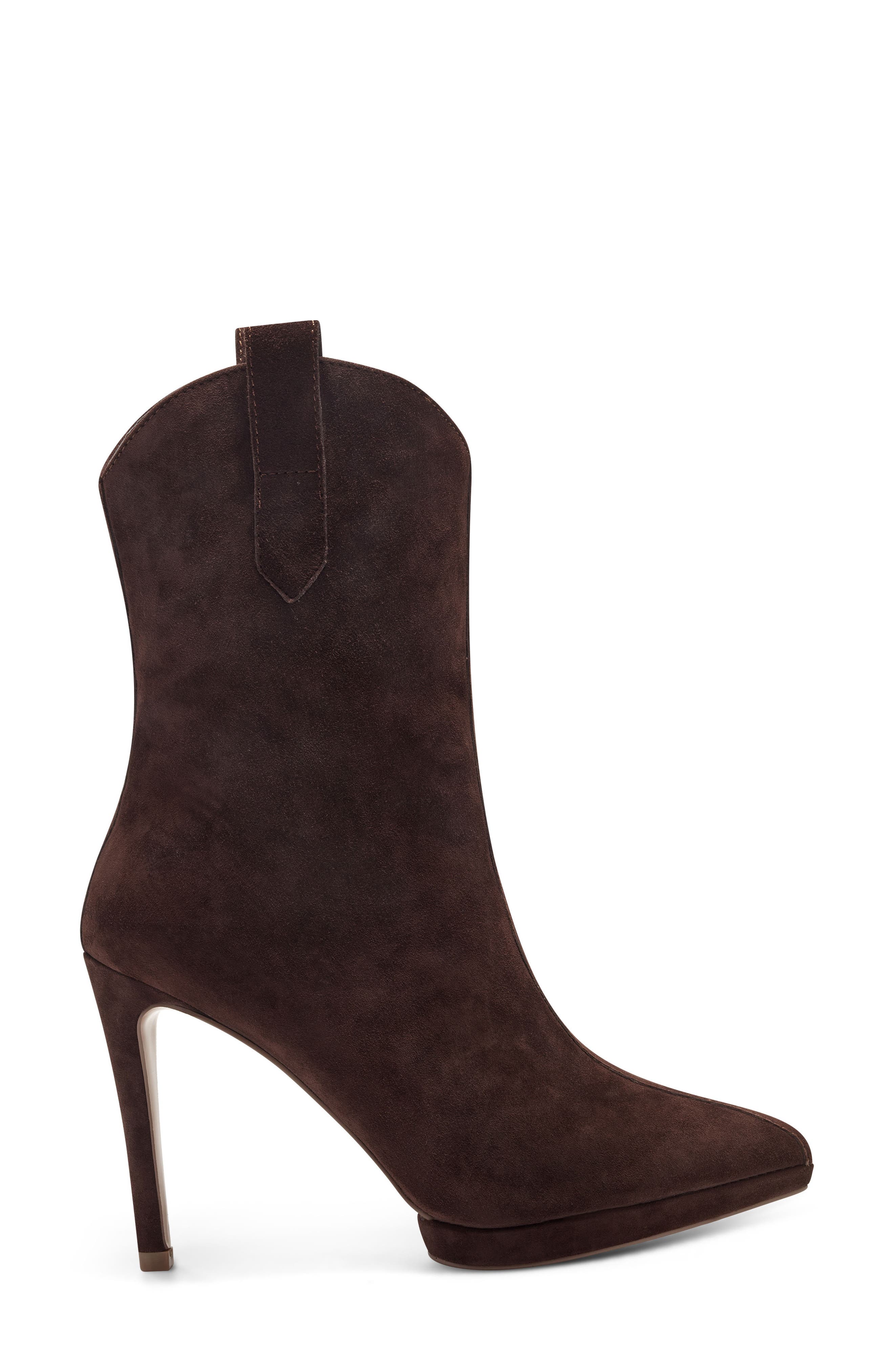 Vianne Embellished Pointed Toe Boot, Alternate, color, SLUMBER BROWN