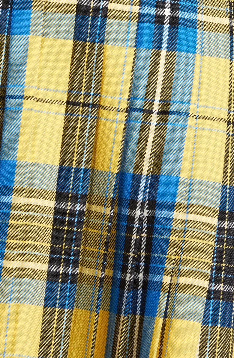 Off-White Gender Inclusive Double Buckle Plaid Wool Kilt, Alternate, color, 