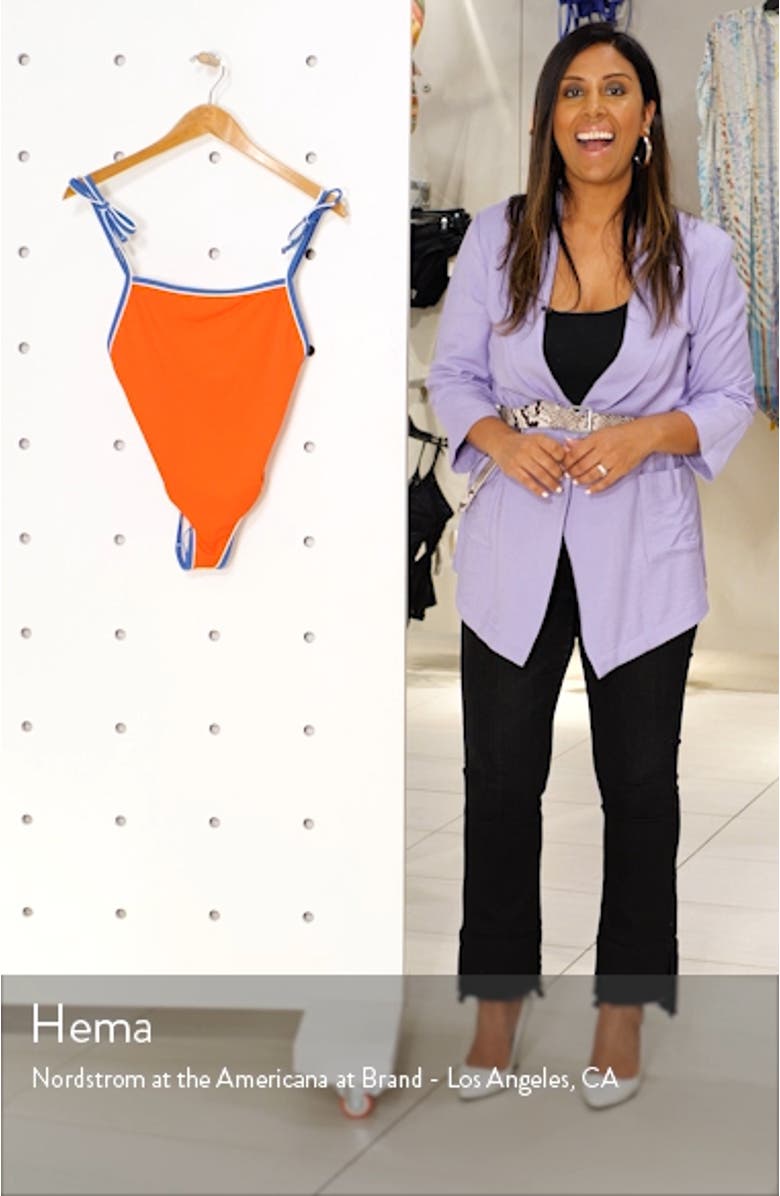 The Poppy One-Piece Swimsuit, sales video thumbnail