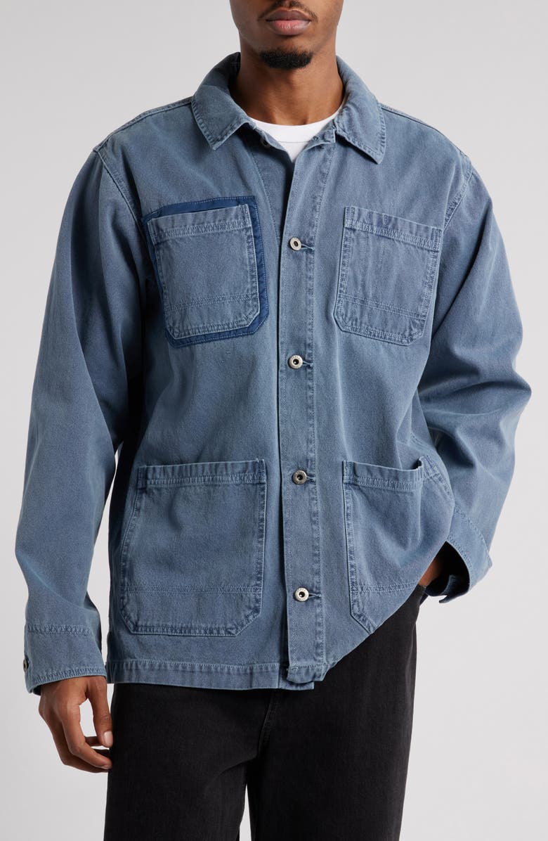 Alpha Industries Cotton Chore Coat, Alternate, color, Airborne Blue