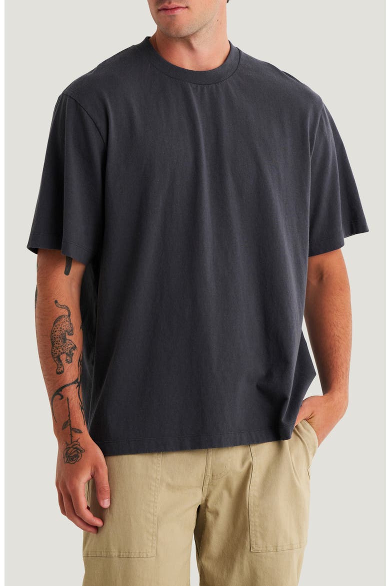 Heavy Cotton Relaxed T-Shirt, Main, color, ANTHRACITE