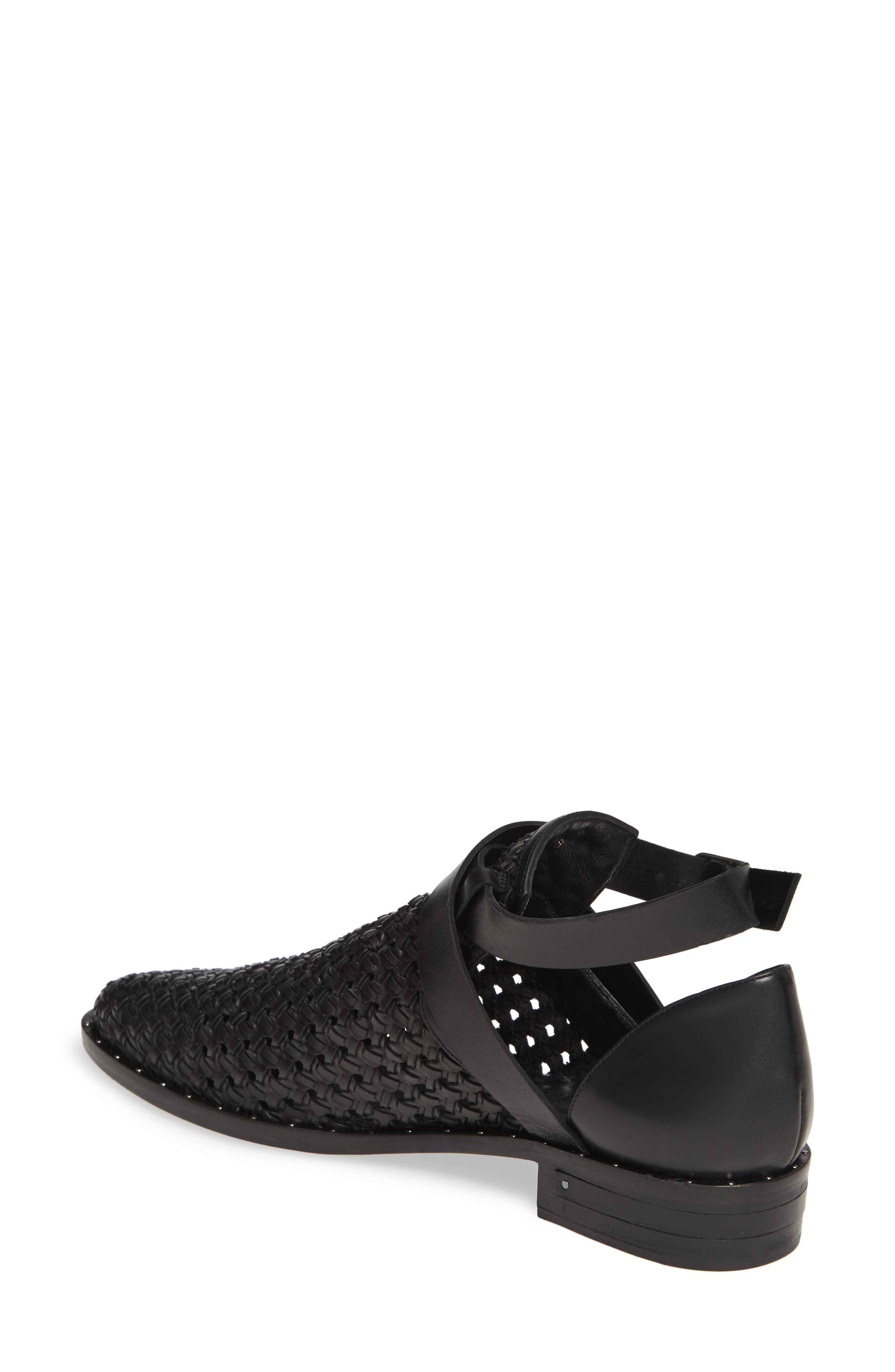 Freda Salvador Spark Woven Ankle Strap Bootie, Alternate, color, 