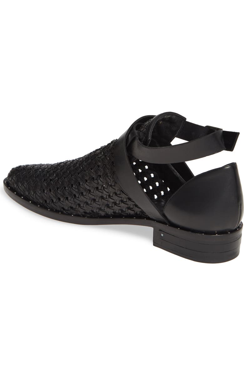 Freda Salvador Spark Woven Ankle Strap Bootie, Alternate, color,