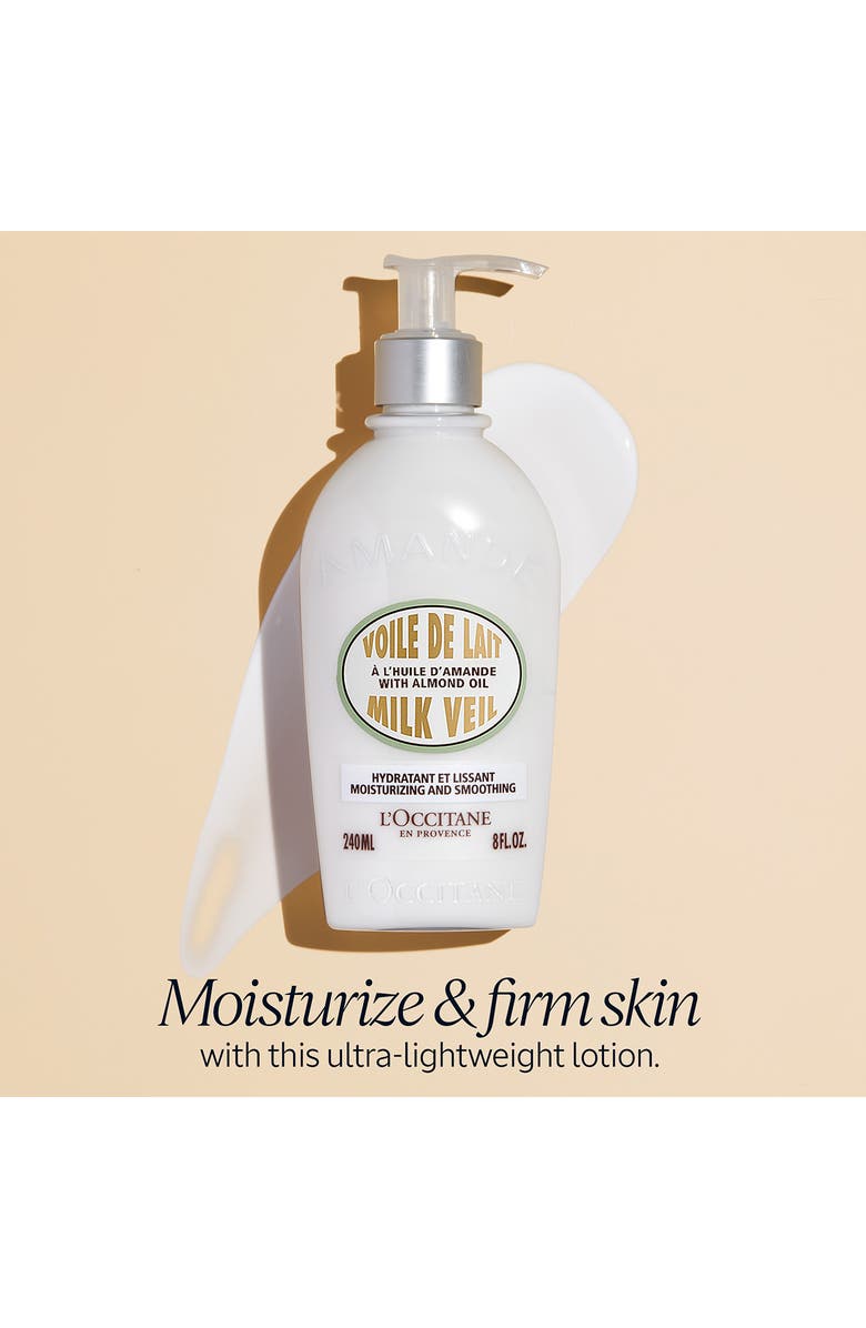 L'Occitane Almond Milk Veil Body Milk, Alternate, color, 