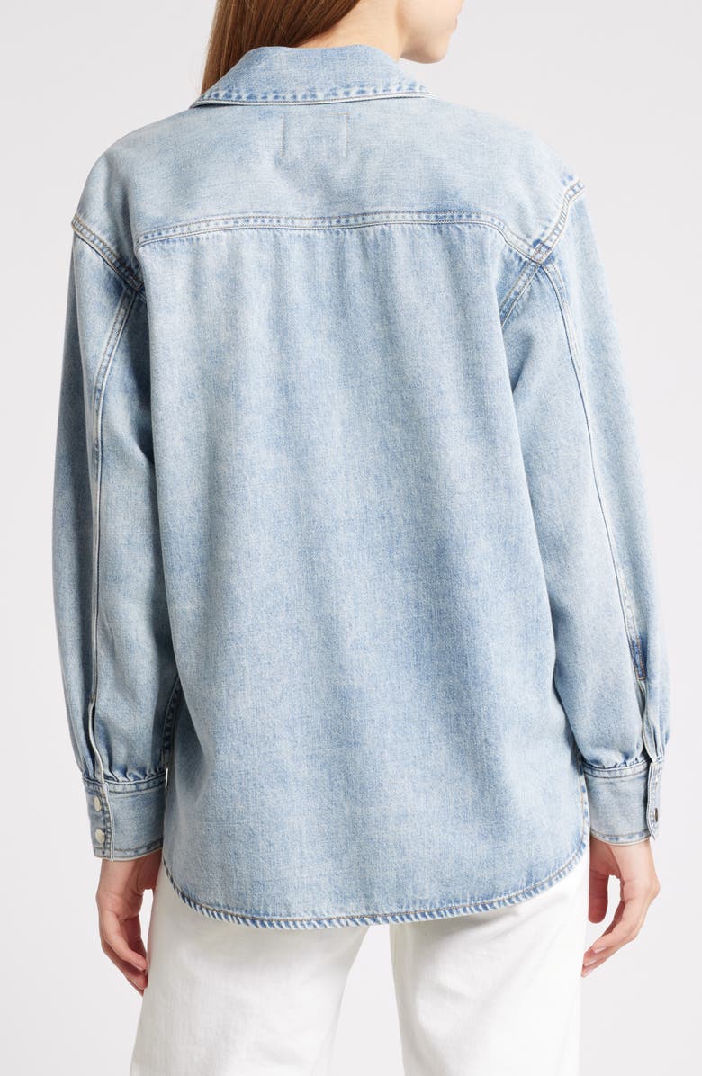 Rails Bennett Denim Popover Shirt, Alternate, color, Faded Indigo