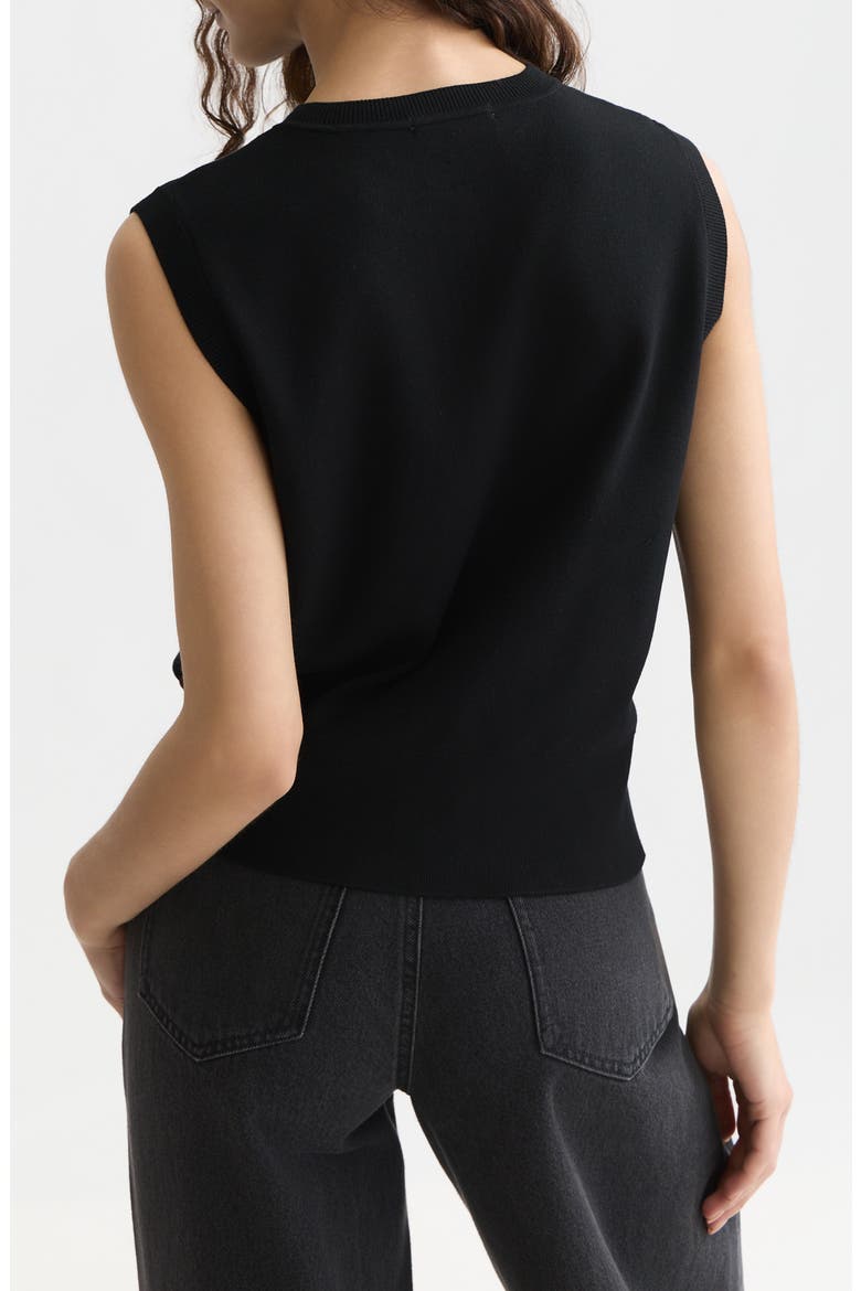 Relaxed Sweater Vest, Alternate, color, METEORITE