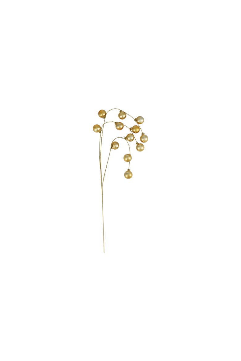 Polyethylene Ball Spray with Iron Stem, Main, color, Gold
