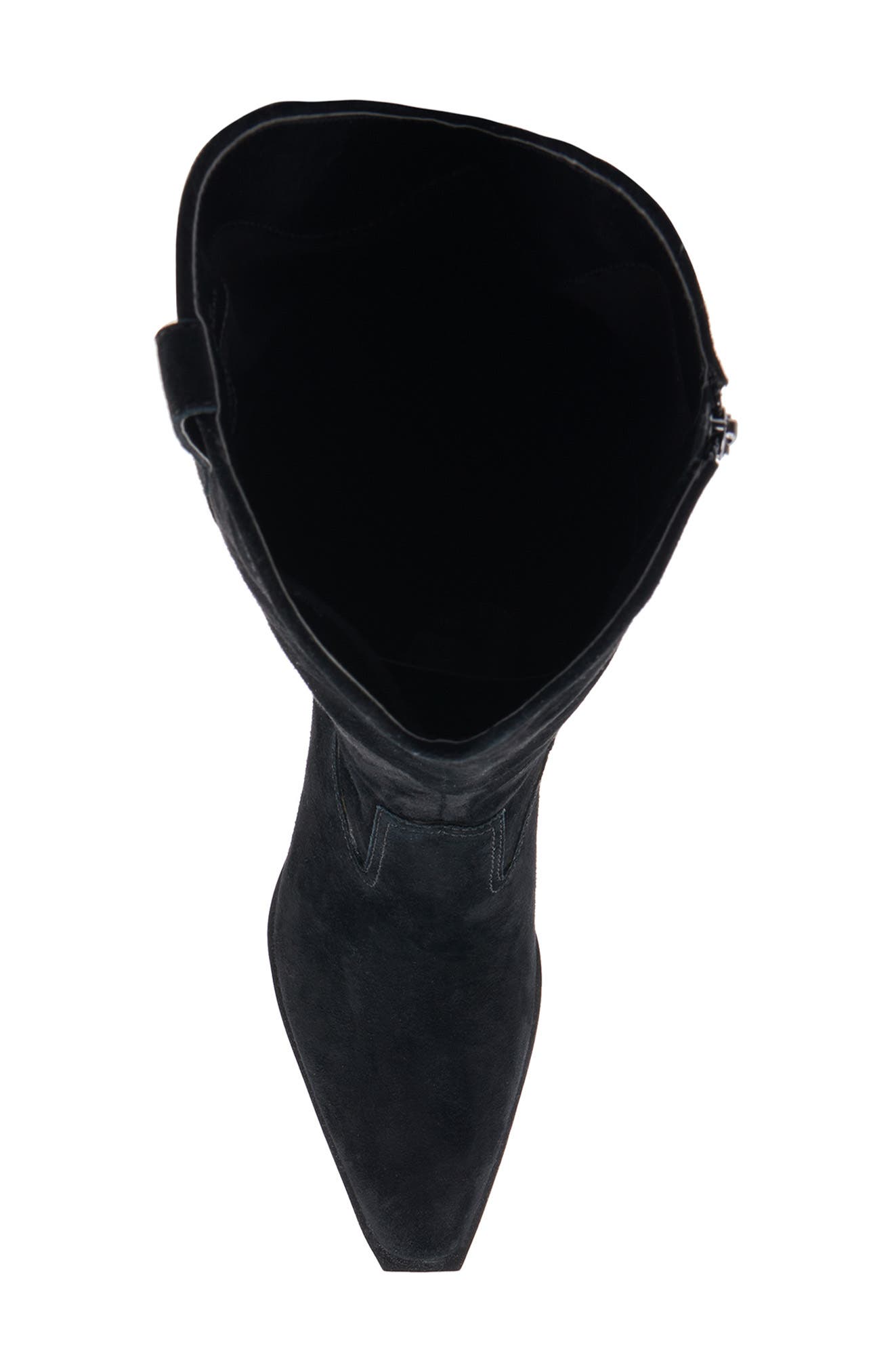 Dolce Vita Ariana Knee High Western Boot, Alternate, color, Onyx Suede