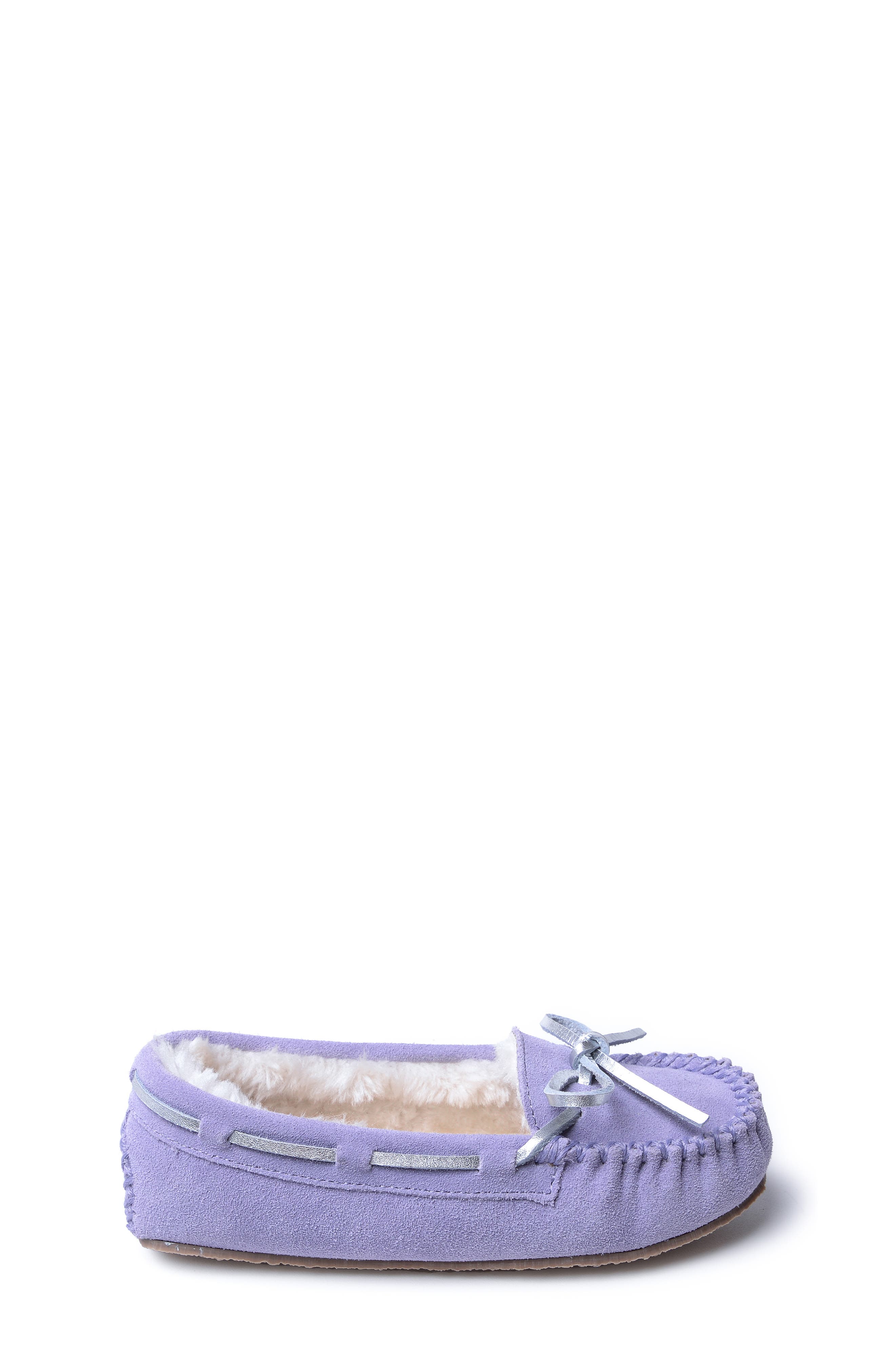 Kids' Faux Shearling Slipper, Alternate, color, WISTERIA