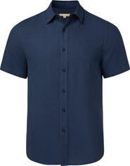 Onia Standard Short Sleeve Linen Shirt