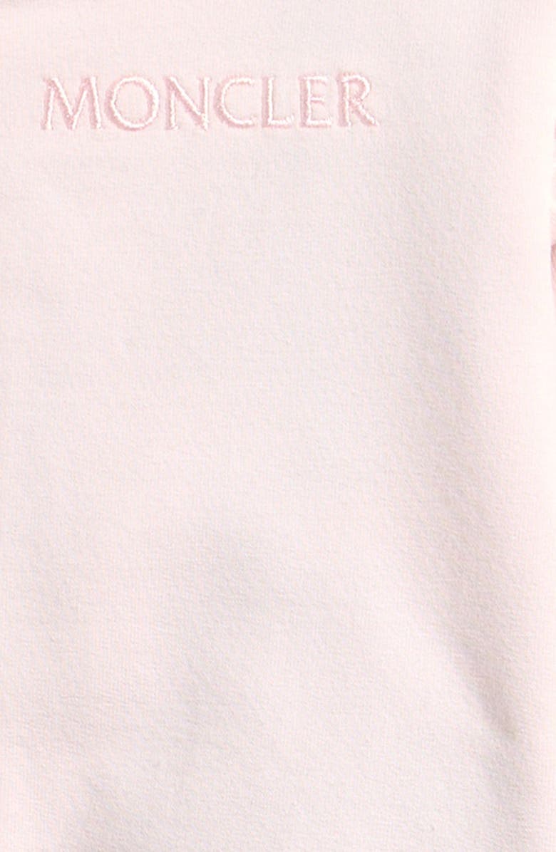 Moncler Kids' Ruffle Trim Zip-Up Hoodie & Sweatpants Set, Alternate, color, Pink