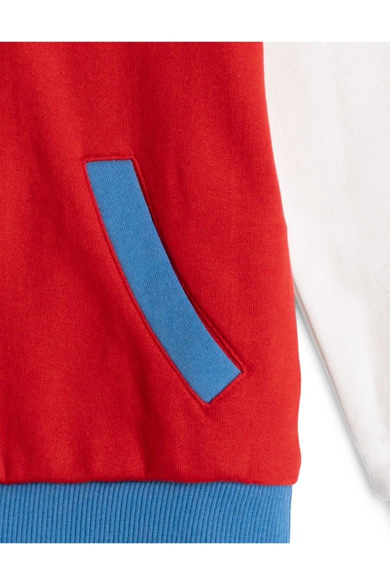 Fleece Sweatshirt, Alternate, color, Ryder Red White Blue