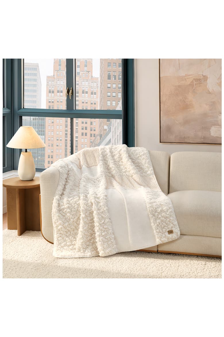 Harlan Throw Blanket, Alternate, color, SNOW