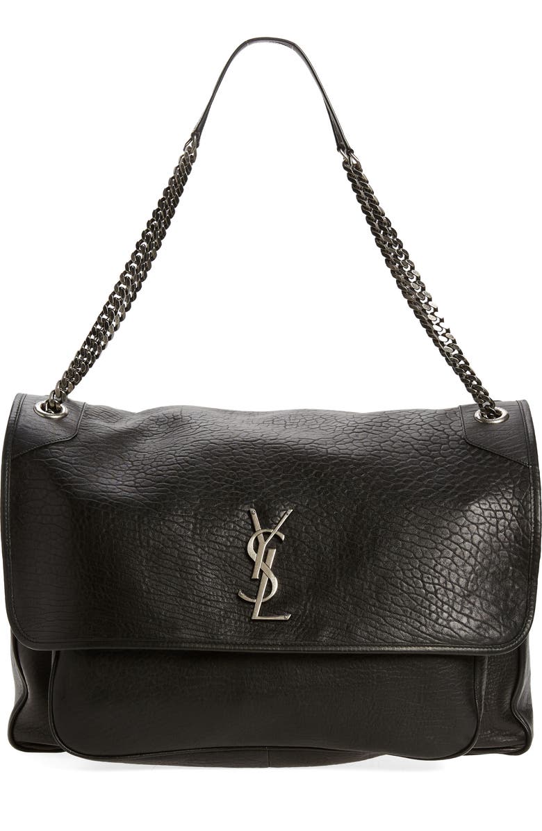 Saint Laurent X-Large Niki Leather Shoulder Bag, Main, color,