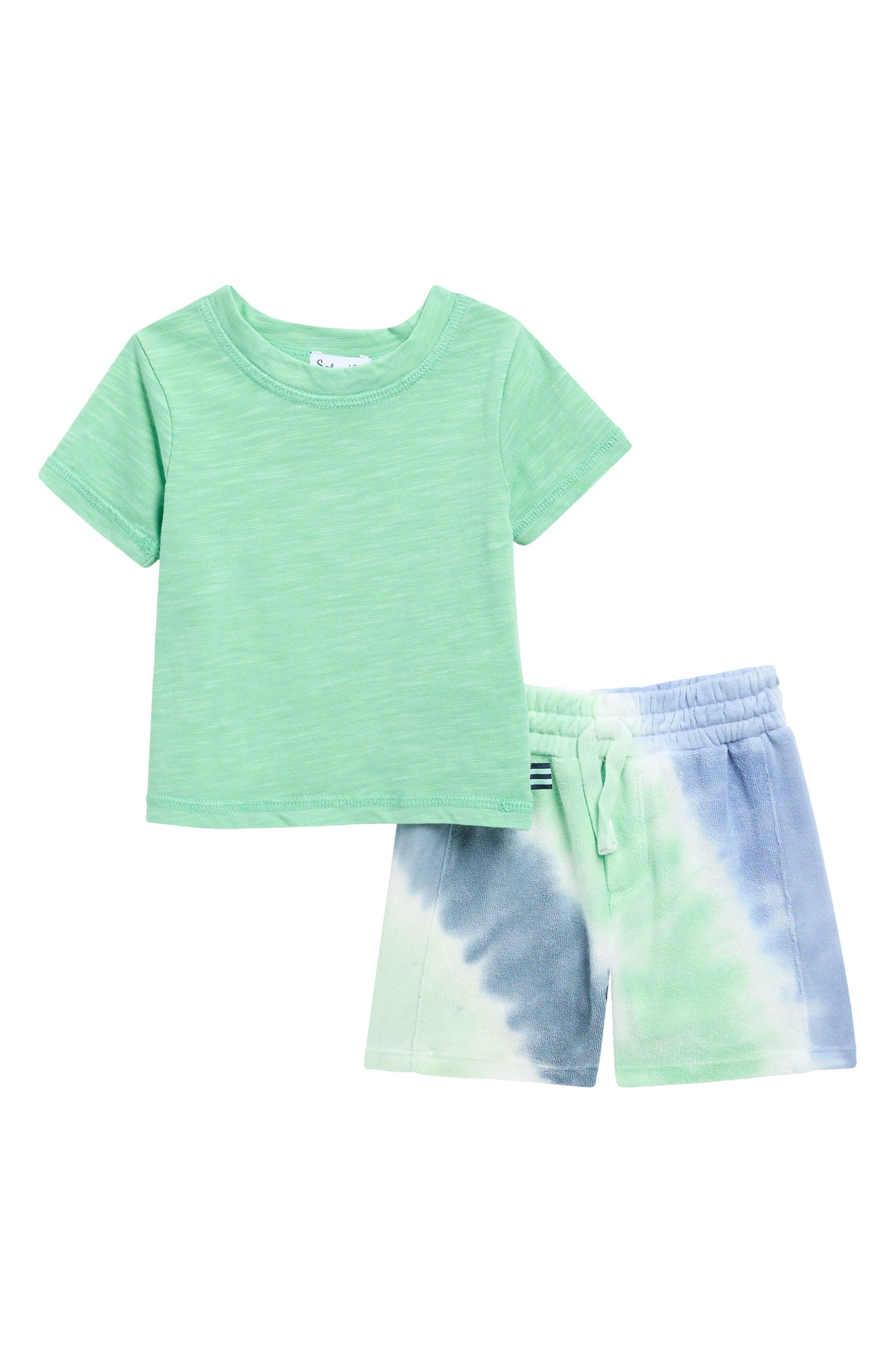 Splendid Coast T-Shirt & Tie Dye Shorts Set