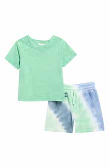 Splendid Coast T-Shirt & Tie Dye Shorts Set