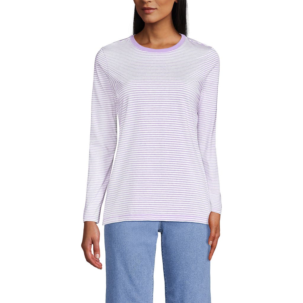 Lands' End Relaxed Supima Cotton T-shirt In Multi