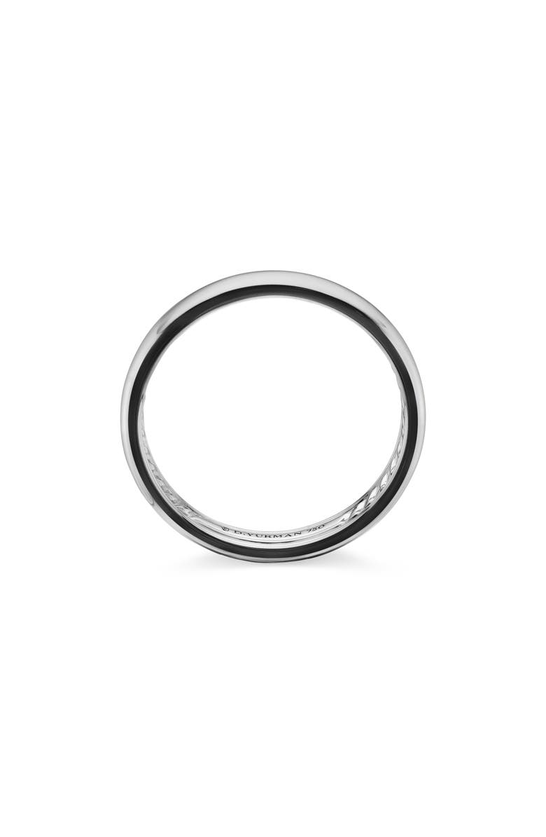 David Yurman Classic Band in 18K Gold, Alternate, color, White Gold