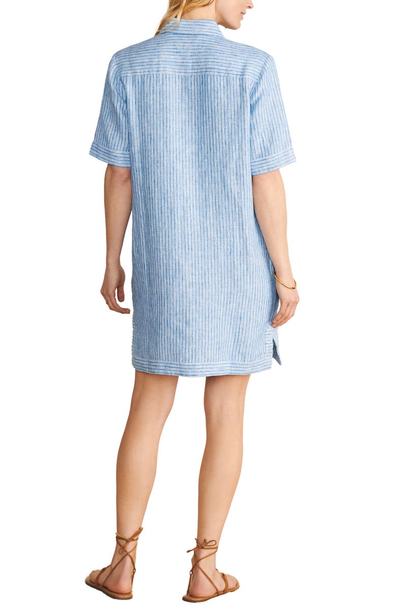 Faherty Rae Polo Shift Dress, Alternate, color, Skyway Railroad Stripe