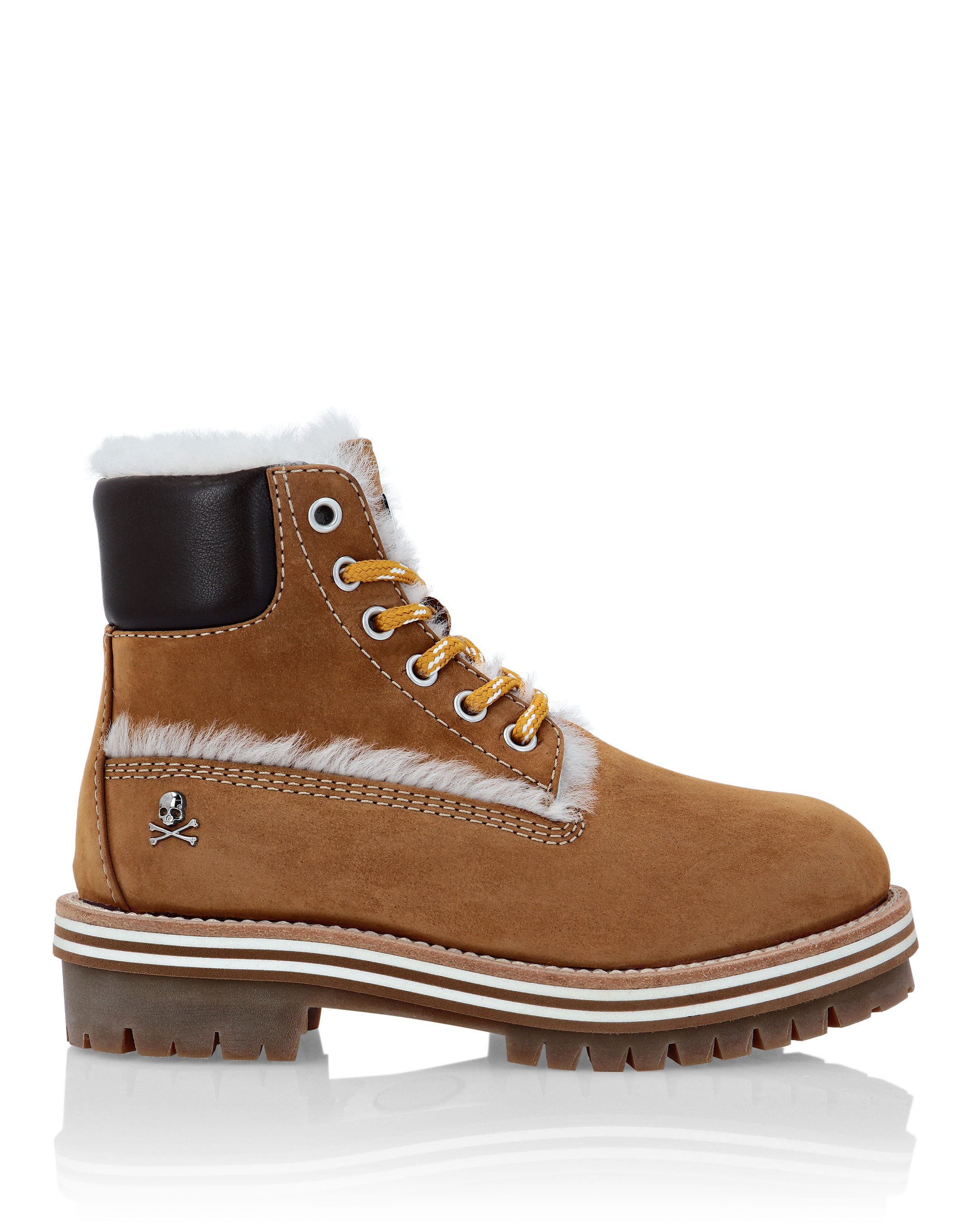 Nabuk Boots With Shearling Inside The Hunter Boy, Alternate, color, beige