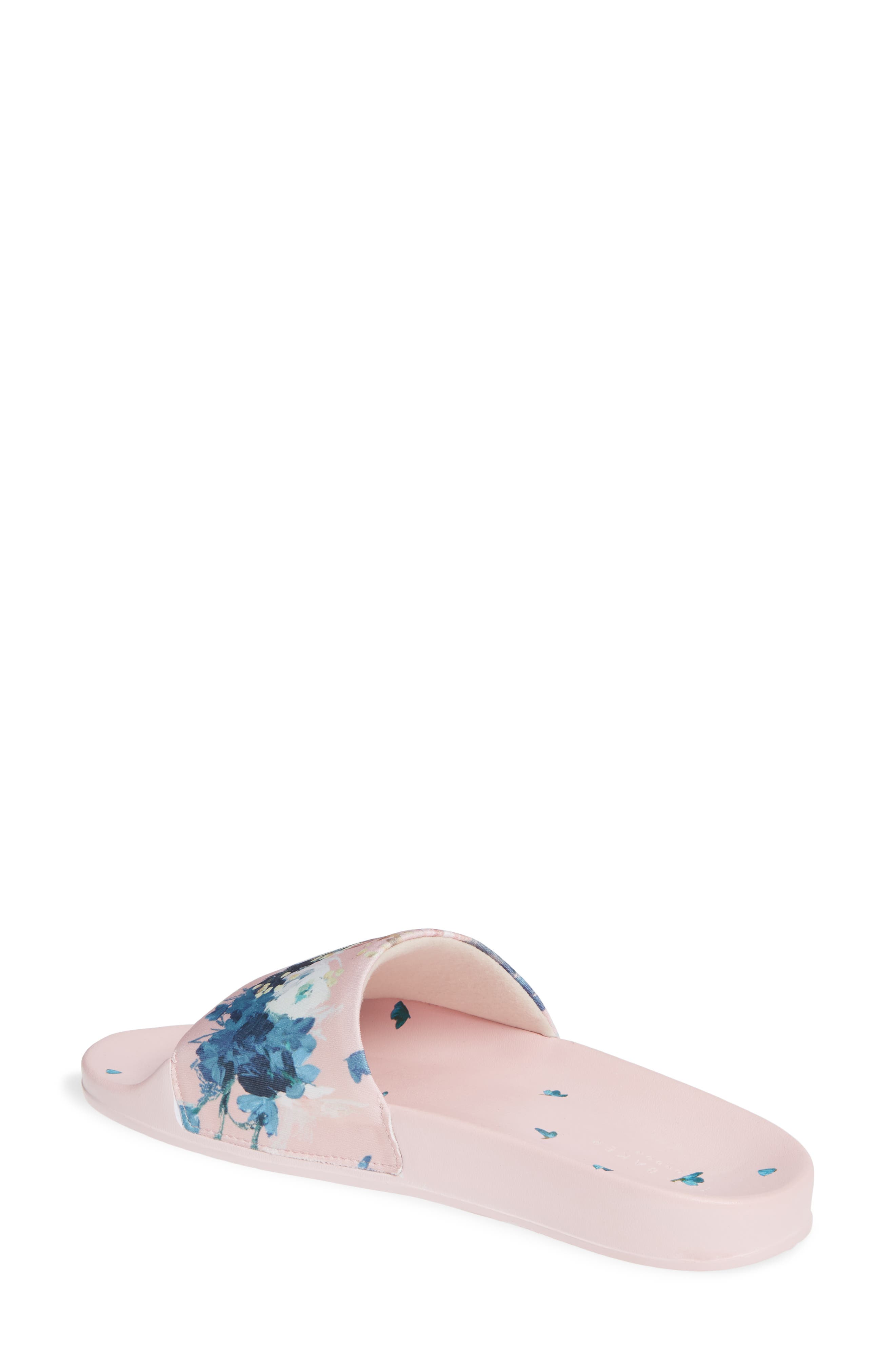 Avelini Slide Sandal, Alternate, color, PINK TEXTILE