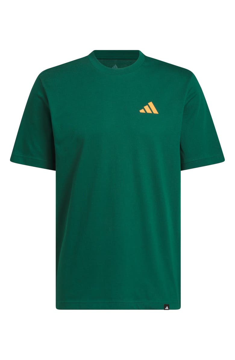 adidas Everyday Getaway Graphic T-Shirt, Alternate, color, Collegiate Green